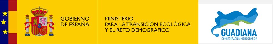 Gobierno de España · Ministerio para la Transición Ecológica y el Reto Demográfico · Confederación Hidrográfica del Guadiana